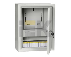 IEK TITAN Корпус металлический ЩУРн-1/12 (395х310х165мм) IP54 без окна MKM22-N-12-54-Z - фото 78547