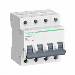 Systeme Electric City9 Set Автоматический выключатель (АВ) B 10А 4P 4.5kA 400В C9F14410 - фото 80234