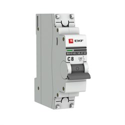 EKF PROxima ВА 47-63 Автоматический выключатель  (B) 1P 8А 4,5kA mcb4763-1-08B-pro - фото 81368