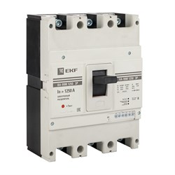 EKF PROxima Выключатель автоматический ВА-99М  1250/1250А 3P 50кА с электронным расцепителем mccb99-1250-1250me - фото 81373