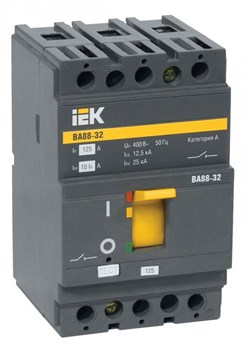 IEK KARAT ВА88-32 Автоматический выключатель 3Р 12,5А 25кА SVA10-3-0012-R - фото 82479