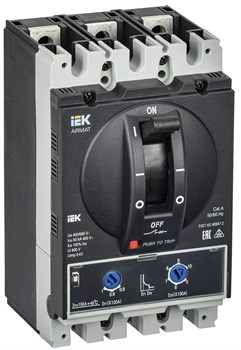 IEK ARMAT Автоматический выключатель в литом корпусе 3P A 50кА 100А ТМ рег. AR-MCCB-3A-050-0100A-ATUC - фото 83678
