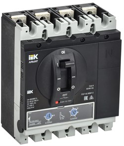 IEK ARMAT Автоматический выключатель в литом корпусе 4P G 50кА 225А ТМ рег. AR-MCCB-4G-050-0225A-ATUC - фото 83682