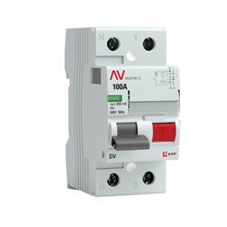 EKF Averes DV  УЗО 2P 100А/300мА (AC) электромеханическое rccb-2-100-300-ac-av - фото 83867