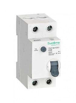 City9 Set Авт. выкл. диф. тока (АВДТ) 1P+N С 20А 6kA 30мА Тип-A 230В C9D65620 - фото 84821