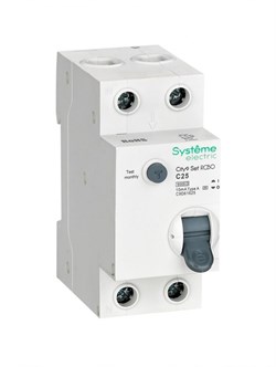 City9 Set Авт. выкл. диф. тока (АВДТ) 1P+N С 25А 6kA 10мА Тип-A 230В C9D61625 - фото 84822