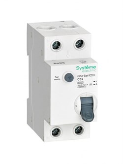City9 Set Авт. выкл. диф. тока (АВДТ) 1P+N С 32А 6kA 30мА Тип-A 230В C9D65632 - фото 84825