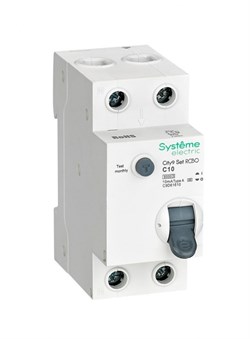 City9 Set Авт. выкл. диф. тока (АВДТ) 1P+N С 10А 6kA 10мА Тип-A 230В C9D61610 - фото 84830