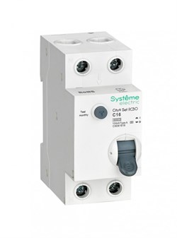 City9 Set Авт. выкл. диф. тока (АВДТ) 1P+N С 16А 6kA 10мА Тип-A 230В C9D61616 - фото 84831