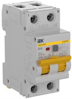 IEK KARAT АВДТ32EM B16 30мА тип A KA-VD14-1-016-B-030-A - фото 84862