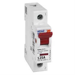 КЭАЗ OptiDin ВМ63PL Выключатель нагрузки 1P 125А 400В (BM63PL-1125-УХЛ3) 328161 - фото 85396