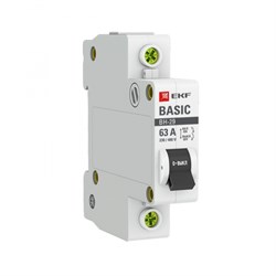 EKF Basic Выключатель нагрузки 1P 63А ВН-29 SL29-1-63-bas - фото 85661