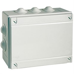 DKC Коробка ответвит. с 6 кабельными вводами д.25мм, IP55, 120х80х50мм 53900 - фото 86170