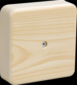 IEK Коробка КМ41219-04 распаячная для о/п 100х100х29 мм сосна (6 клемм 6мм2) UKO10-100-100-029-K34 - фото 86389