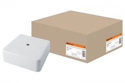 TDM Коробка распаячная КР 75х75х28 ОП белая IP40 SQ1401-0205 - фото 86450