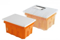 TDM Распаячная коробка СП 120х92х70мм, крышка, IP20, инд. штрихкод, SQ1402-1009 - фото 86549