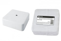 TDM Коробка распаячная КР 50х50х20 ОП белая, IP40, с клем. колодкой, инд. штрихкод SQ1401-0902 - фото 86551