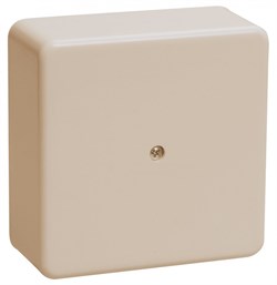 IEK Коробка КМ41212-02 распаячная для о/п 79х79х23 мм слоновая кость (6 клемм 6мм2) UKO10-075-075-020-K32 - фото 86570