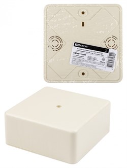 TDM Коробка распаячная КР 100х100х44 ОП, сл. кость, IP40, инд. штрихкод SQ1401-1809 - фото 86577