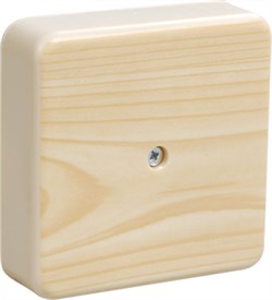 IEK Коробка распаячная КМ для о/п 104х104х44мм сосна UKO10-100-100-044-K34-E - фото 86639