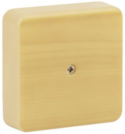 ЭРА BS-P-100-100-30 Коробка распаячная 100х100х30 (без клеммы) сосна IP40 Б0031182 - фото 86757
