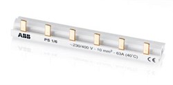 ABB PS1/6 Шина 1Ф к. 6мод.63А 2CDL210001R1006 - фото 87108