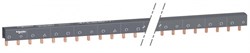 Schneider Electric Acti 9 Шинка гребенчатая 4P (NL1NL2…NL3) 57 мод.18мм 100А разрезаемая A9XPH557 - фото 87113
