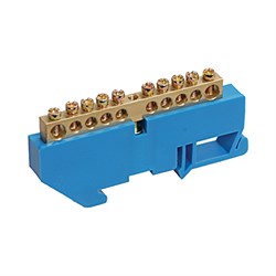 IEK Шина N ноль на DIN-изол ШНИ-8х12-24-Д-С YNN10-812-24D-K07 - фото 87167