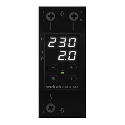 Welrok VI-63 bk Реле напряжения 63 А (max 80 A), 13 900 ВА 4660251140656 - фото 87730