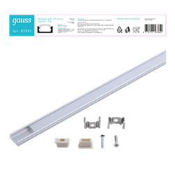 Gauss Профиль для ленты LED прямой - 2m BT411 - фото 88208