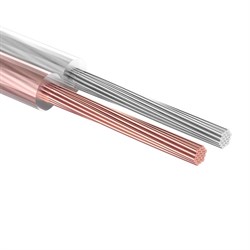 Кабель акустический, 2х0.50 мм², прозрачный SILICON, 5 м. Rexant 01-6303-05 - фото 88813