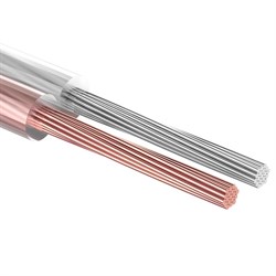 Кабель акустический, 2х4.00 мм², прозрачный SILICON, 100 м. Rexant 01-6309 - фото 88848