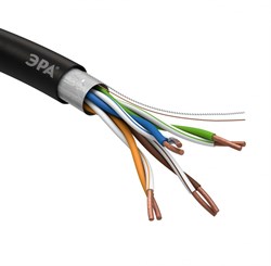 ЭРА F-4-PE Кабель витая пара F/UTP Cat5e 4x2x24 AWG CU PE OUTDOOR 305 м Б0044689 - фото 89341