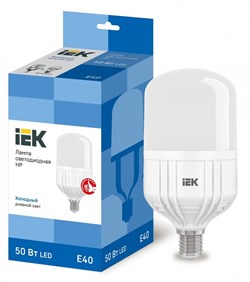 IEK Лампа светодиодная HP 50Вт 230В 6500К E40 LLE-HP-50-230-65-E40 - фото 89368