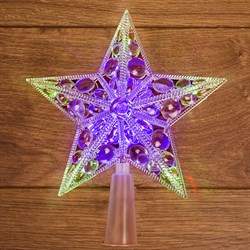 NEON-NIGHT Фигура светодиодная "Звезда" на елку цвет: RGB, 10 LED, 17 см 501-002 - фото 90496