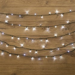 NEON-NIGHT Гирлянда "Твинкл Лайт" 6 м, темно-зеленый ПВХ, 40 LED, цвет белый 303-025 - фото 90551
