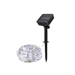 ФАZA Гирлянда солнечная Солнечн. свет-к SLR-G03-100W нить, хол. бел. 100 LED .5033313 - фото 91038