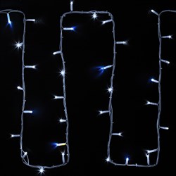 NEON-NIGHT Гирлянда модульная "Дюраплей LED" 20м 200 LED белый каучук , мерцающий "Flashing" (каждый 5-й диод), Белая 315-185 - фото 91137