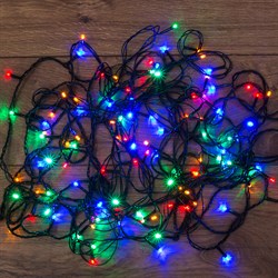 NEON-NIGHT Гирлянда светодиодная универсальная 120 LED МУЛЬТИКОЛОР 12 метров с контроллером 303-105 - фото 91248
