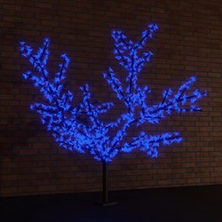 NEON-NIGHT Светодиодное дерево "Сакура", высота 1,5м, диаметр кроны 1,8м, синие светодиоды, IP 65, понижающий трансформатор в комплекте, 531-103 - фото 91274