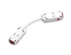 Ambrella Коннектор питания гибкий для шинопровода Magnetic 220V GL1109 WH белый 250*28.5*18 GL1109 - фото 92076