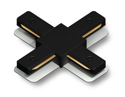 Ambrella Коннектор Х-образный для однофазного шинопровода Standard 220V GL7172 BK черный 105*105*20 GL7172 - фото 92142