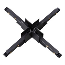 Novotech 135128 SHINO NT21 000 черный Соединитель с токопроводом для шинопровода Х-образный IP20 48V FLUM 135128 - фото 92155
