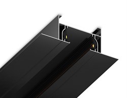 Ambrella Шинопровод встраиваемый однофазный Standard 220V GL7122 BK черный 1000*58.6*18 (ввод питания, 1 заглушка, крепление в комплекте) GL7122 - фото 92172