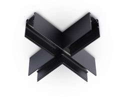 Ambrella Коннектор X-образный для накладного шинопровода Magnetic GL3376 BK черный 170*170*53.7 GL3376 - фото 92197