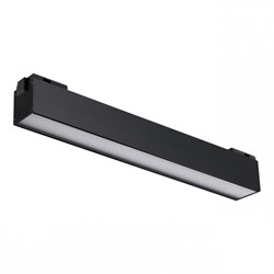 Novotech 358520 SHINO NT21 000 черный трековый светильник для низковольного шинопровода IP20 LED 4000K 12W 48V KIT 358520 - фото 92309