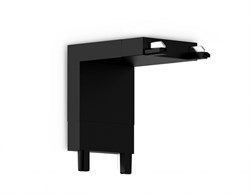 Ambrella Коннектор угловой внутренний для накладного шинопровода Magnetic Ultra Slim GV1104 BK черный IP20 48V 26*26*26 GV1104 - фото 92393