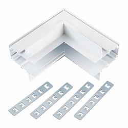 ST Luce ST007.549.00 Внутренний угол-соединитель для встраиваемого магнитного шинопровода Белый ST007.549.00 - фото 92448