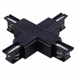 ST LUCE ST030.409.17 Х-образный токоподвод для трехфазного шинопровода Черный ST030.409.17 - фото 92487