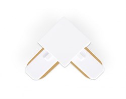 Ambrella Коннектор угловой однофазный для соединения трековых шинопроводов GL7070 WH белый GL7070 - фото 92655